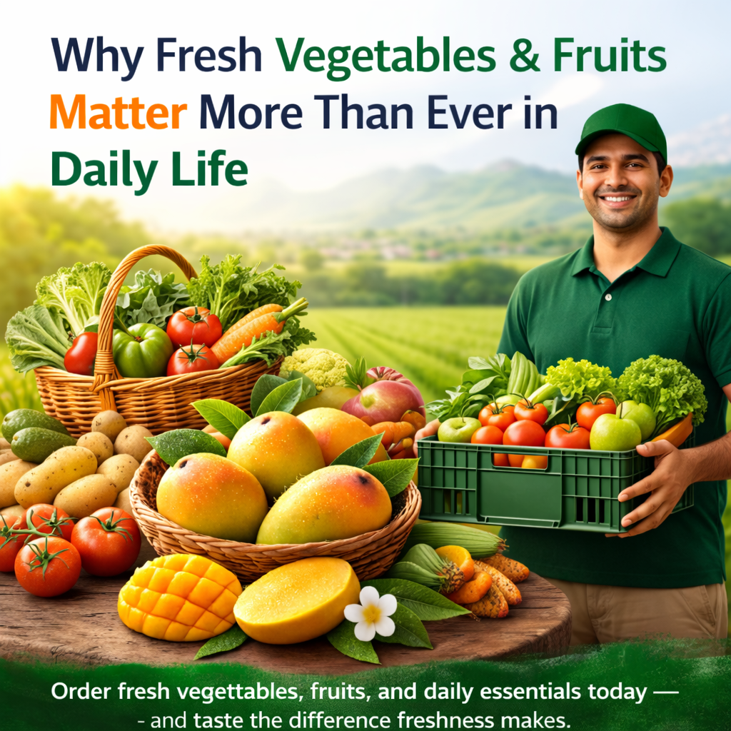 Why Fresh Vegetables & Fruits Matter More Than Ever in Daily Life